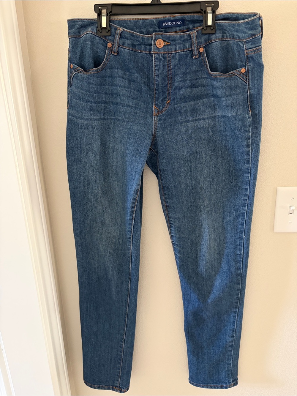 Bandolino Women's Dark Blue Karyn boyfriend Jeans